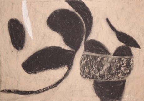 without title / 2014 / charcoal on cardboard / 30x42