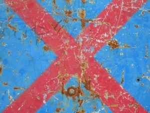 red cross on blue [14/24] / 2011 / océ lightjet print / 40x30