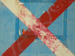 red cross on blue [13/24] / 2011 / océ lightjet print / 40x30