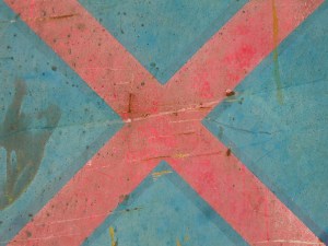 red cross on blue [5/24] / 2011 / océ lightjet print / 40x30