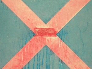 red cross on blue [24/24] / 2011 / océ lightjet print / 40x30