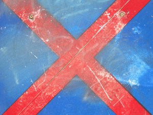 red cross on blue [22/24] / 2011 / océ lightjet print / 40x30