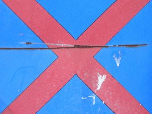 red cross on blue [20/24] / 2011 / océ lightjet print / 40x30