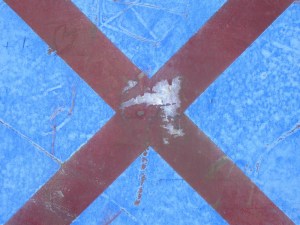 red cross on blue [19/24] / 2011 / océ lightjet print / 40x30