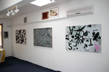 exhibition in the studio, june 2014